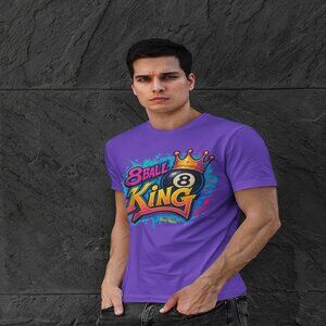 🎱 Graffiti 8 Ball King T-Shirt | Streetwear Pool Tee